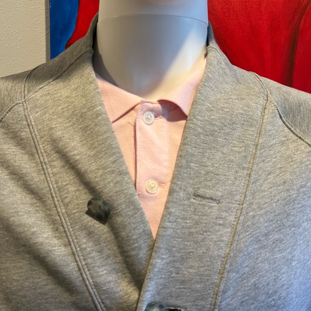 Murano Mens Button Up Fleece Sweater #481 - Picture 6 of 6